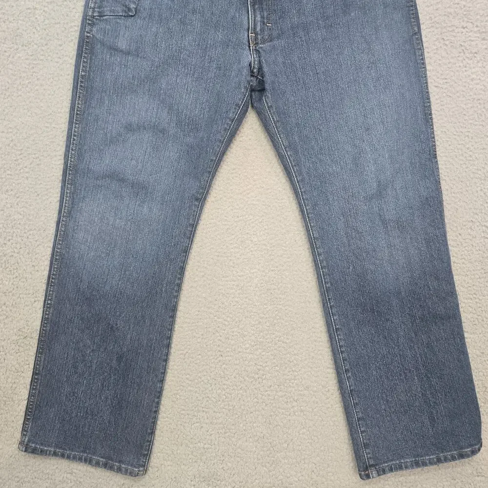 Ariat Rebar M4 Relaxed Boot Cut Jeans Mens 36x31 Carbine Blue Denim 10016221